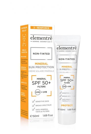 ELEMENTRĒ MINERAL SUN PROTECTION SPF50+ NON TINTED