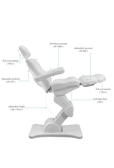 Exclusive Treatment Bed/Chair White