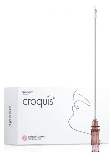 Croquís Barbed Cutting PDO Threads 19G X 90/140mm 30pcs