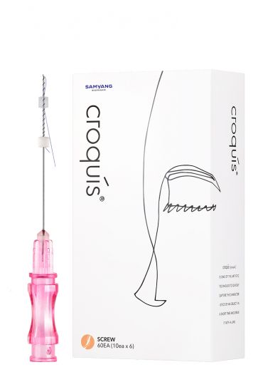 Croquís Screw PDO Threads 27G X 50/70mm 60pcs