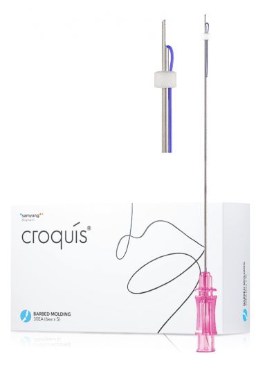 Croquis Barbed Molding PDO Threads 18G 100/185mm 30pcs