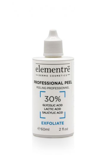 ELEMENTRĒ 30% GLYCOLIC, SALICYLIC, LACTIC ACIDS PEEL GEL 60ML