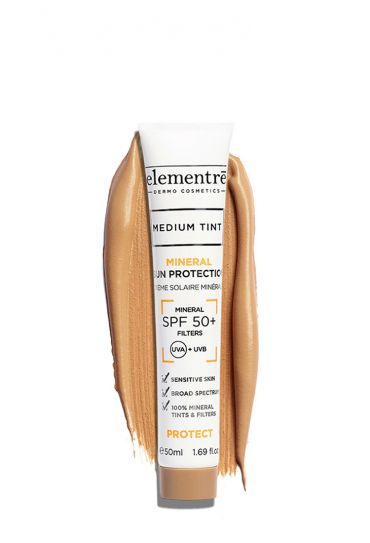 ELEMENTRĒ MINERAL SUN PROTECTION SPF50+ MEDIUM - 50ML