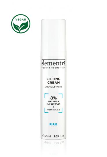 ELEMENTRĒ 8% PEPTIDES & HA LIFTING CREAM 50ml