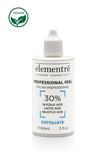 ELEMENTRĒ 30% GLYCOLIC, SALICYLIC, LACTIC ACIDS PEEL GEL 60ML
