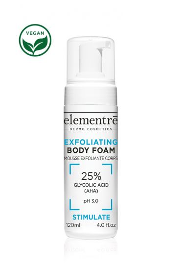 ELEMENTRĒ 25% Glycolic Acid Exfoliating Body Foam