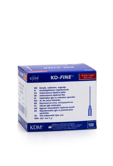 KD-FINE® NEEDLES 29G 0,33X12mm