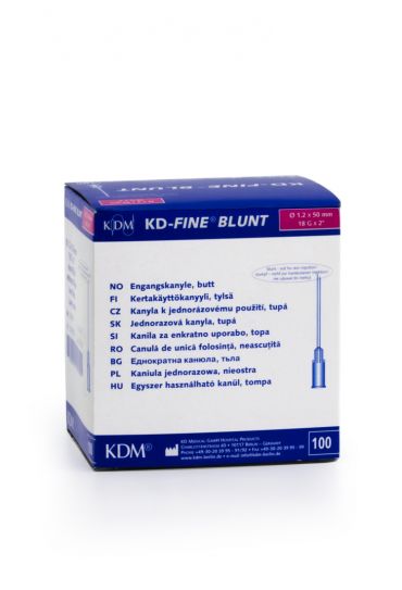 KD-FINE® BLUNT NEEDLES 18G 1,2X50mm