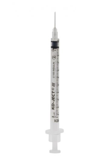 KD-JECT® INSULIN SYRINGE 1ml Single-use syringe + needle