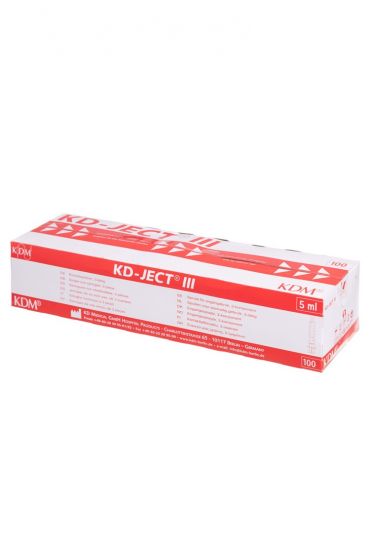 KD-JECT® III SYRINGE 5ml Luer Slip centric