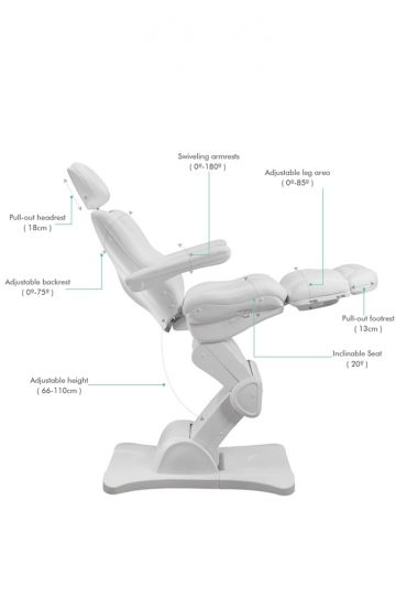 Exclusive Treatment Bed/Chair White
