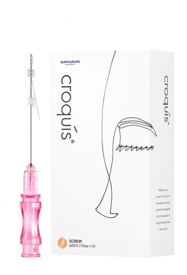 Croquís Screw PDO Threads 27G X 50/70mm 60pcs