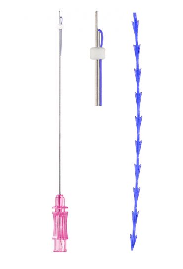 Croquis Barbed Molding PDO Threads 19G 100/185mm 6pcs