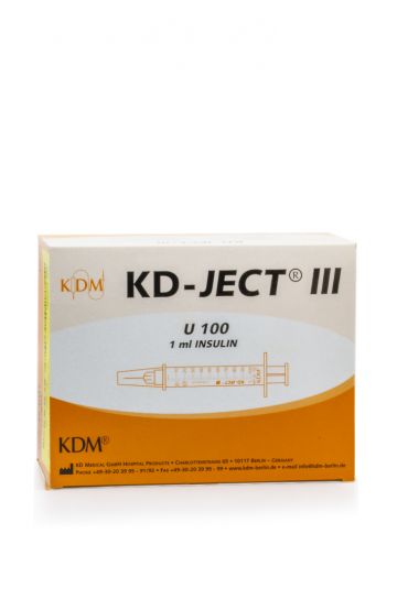 KD-JECT® INSULIN SYRINGE 1ml Single-use syringe + needle
