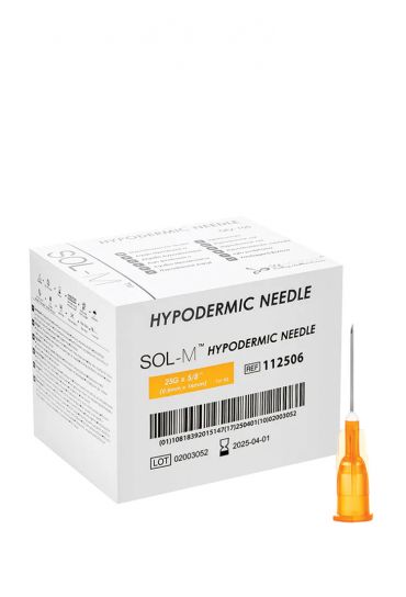 Sol-M™ HYPODERMIC NEEDLES 25G 0,50X16mm